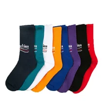 New Design Tube Street Crew Socks Fashion Letter Cotton Cool Socks Sports Men