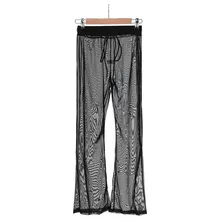 Новинка, стильные женские модные эластичные однотонные штаны с завязками, спортивные повседневные леггинсы, sz817