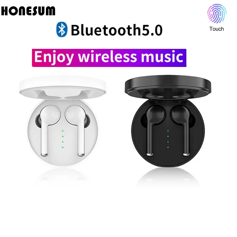 TW40 миниатюрные беспроводные наушники Bluetooth 5 0 с шумоизоляцией и монитором 6D 3D Hi-Fi