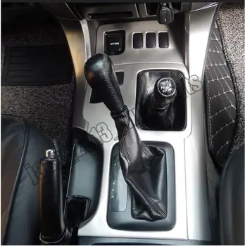

For Toyota prado fj120 2003-2009 2pcs stainless steel Shift Gear Panel Auto Accessories Cover Trim
