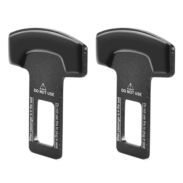 carempire Set of 2 Car Safety Alarm Stopper Null Insert Seat Belt Buckle  Clip for All Cars (Suzuki Design) Seat Belt Extender Clip (Pack of 2) -  Price History