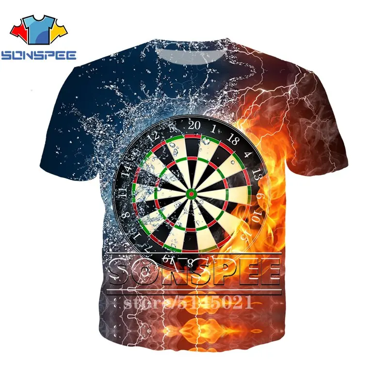 Darts T-Shirt Never Underestimate an Old Man With A Dartboard Mens Funny Flights
