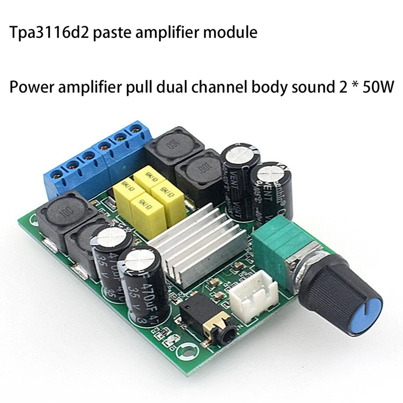 Tpa3116D2 2x50W Digital Power Audio Verstärker Platine Modul 4,5V Bis 27V L F9F9 