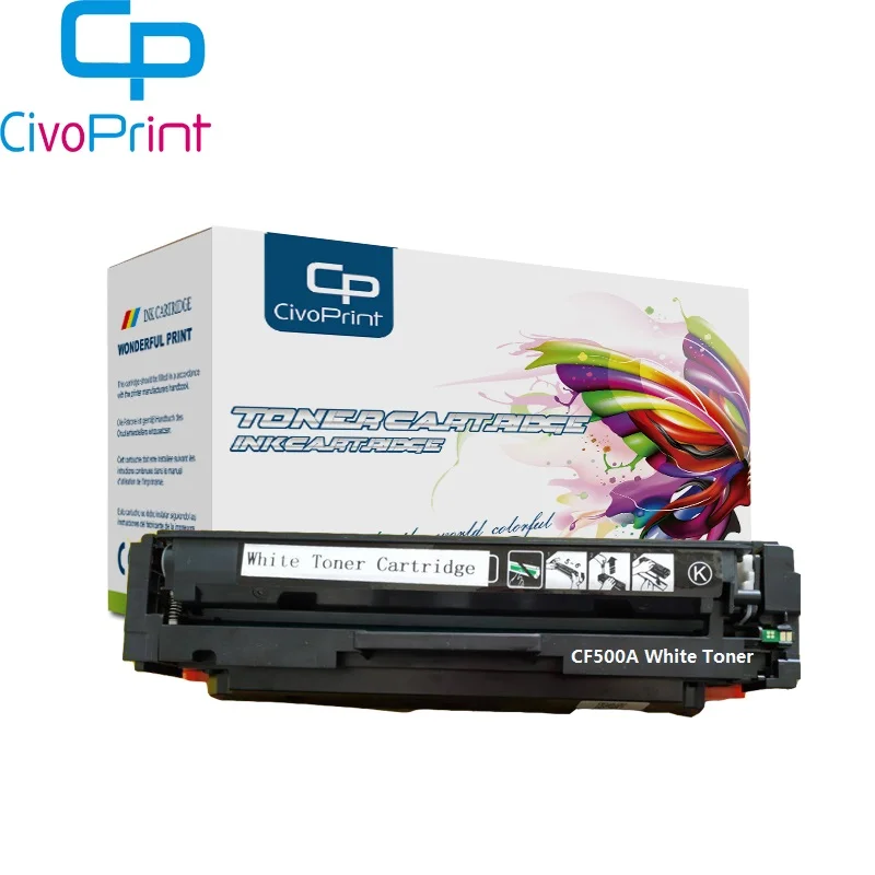 Civopint cartucho de tóner blanco para impresora HP, Cartucho de  transferencia de tóner blanco 202A, CF500A, Compatible con HP LaserJet  M254, M254dw, 254nw, MFP, M281cdw, 281fdn|Cartuchos de tóner| - AliExpress