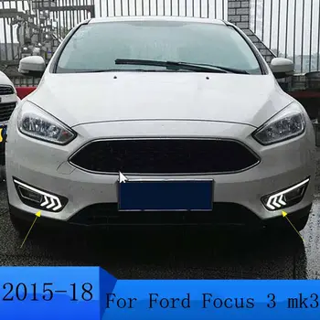 

2PCS For Ford Focus 3 mk3 2015 2016 2017 2018 Turn signal and dimming style Relay 12V LED Car DRL daytime running light Fog lamp