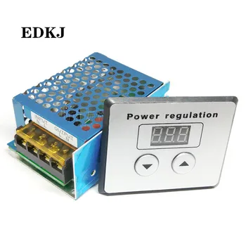 

4000W 220V AC SCR Voltage Regulator Dimmer Electric Motor Speed Controller Electronic Volt Regulator Dimmer Thermostat Regulator
