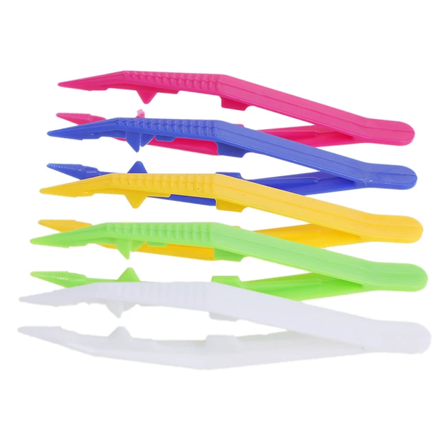 Kids Children DIY Toy Plastic Clip Durable Baby Tweezers Toy Kids