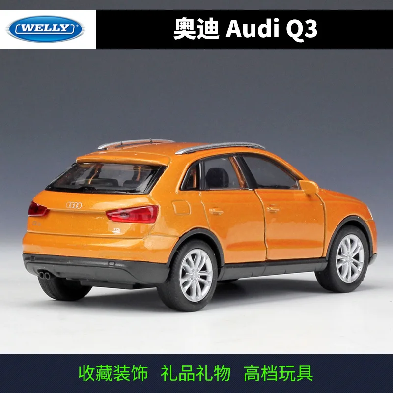 Модель автомобиля Welly 1:36 Audi Q3 из сплава Натяжной автомобиль коллекционные