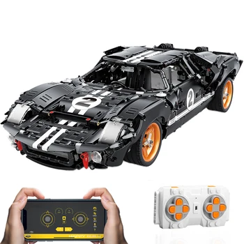 

2404Pcs 1:10 2.4G 4CH Dual Remote Control MOC Sports Car Small Particle DIY Building Block Stem Toy For Children Educational Toy