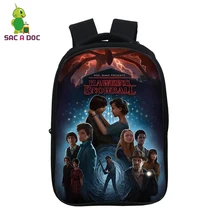 Школьная сумка 14,5 дюймов с 3d принтом, школьные сумки для мальчиков и девочек, рюкзаки для странных вещей, рюкзак для ноутбука, рюкзак для путешествий