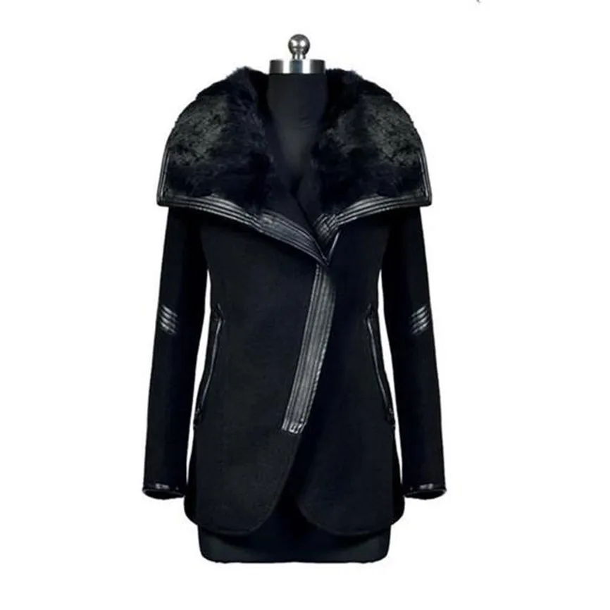 Manteau Femme Capuche Fourrure женская теплая тонкая куртка Толстая парка пальто Зимняя верхняя одежда пальто на молнии женская зимняя куртка