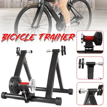 

Indoor Exercise Bike Trainer Home Training 6 Speed Magnetic Resistance Bicycle Trainer Road MTB Bike Trainers Cycling Roller