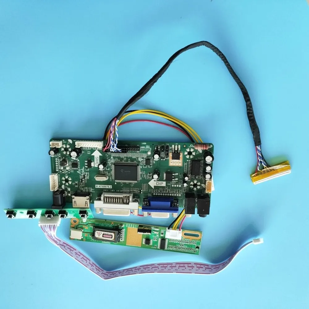 Комплект для QD14WL01 Rev.02 плата контроллера ЖК-монитора Audio 1280x768 M.NT68676 панель дисплея