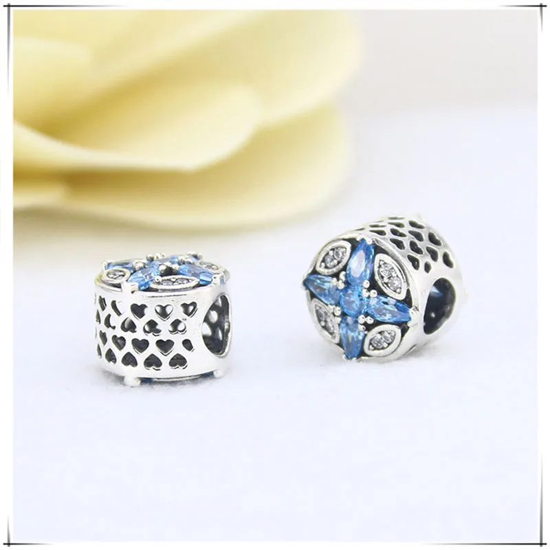 

Authentic 925 Sterling Silver Beads Frosting And Fashionable Snowflake Beads Fit Original Pandora Bracelet For Women Diy Jewelry