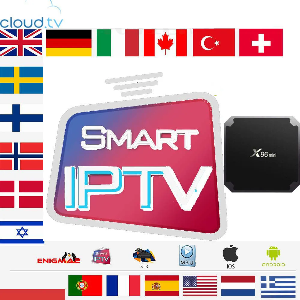 Испания ip tv подписка m3u Франция Германия Италия Португалия для Android Box Enigma2 Smart PC 8000