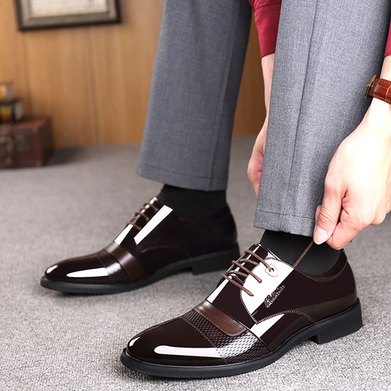 Flat formal shoes mens Clearance