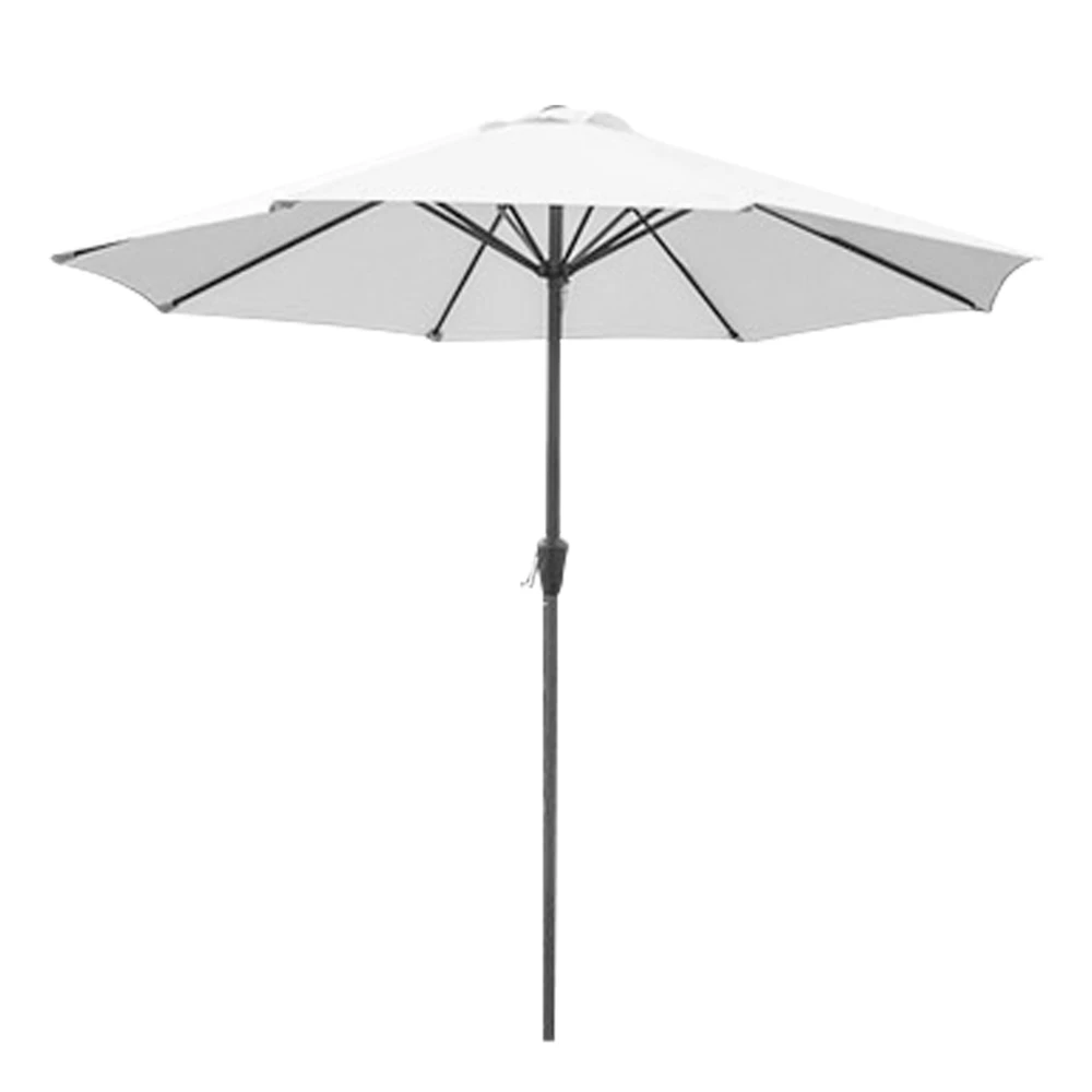 9ft Outdoor Adjustable Height Anti Uv Patio Umbrella 8 Rib Market Umbrella Fade Resistant Sunshade Beach Umbrella Garden Shade Sun Shelter Aliexpress