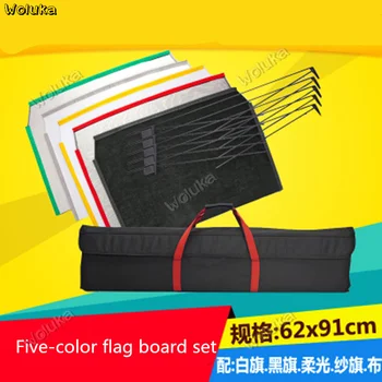 

Photographic video, five-color film, flag board, anti-blocking, film and television advertising, black flag board CD50 T03