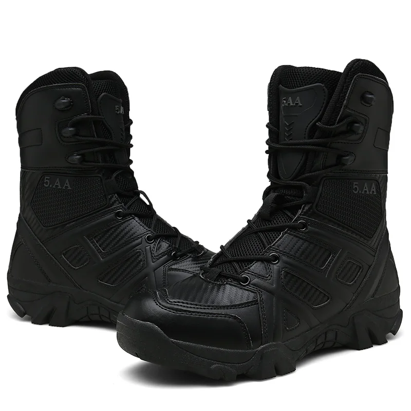 Ботинки до щиколотки в стиле «Дезерт»; мужская повседневная обувь; армейские сапоги охотничьи ботинки черного цвета; мужские армейские ботинки; Bota Militar
