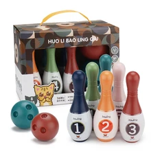 

Children Indoor Bowling Sports Set Toys Parent-Child Interactive Games Boys Girls Outdoor Sport Game Toy For Kids Gifts