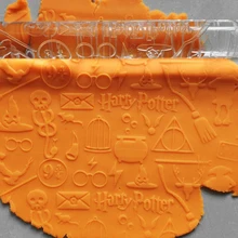 2 Different Sizes Cake Decorating Tools Textured Rolling Pins