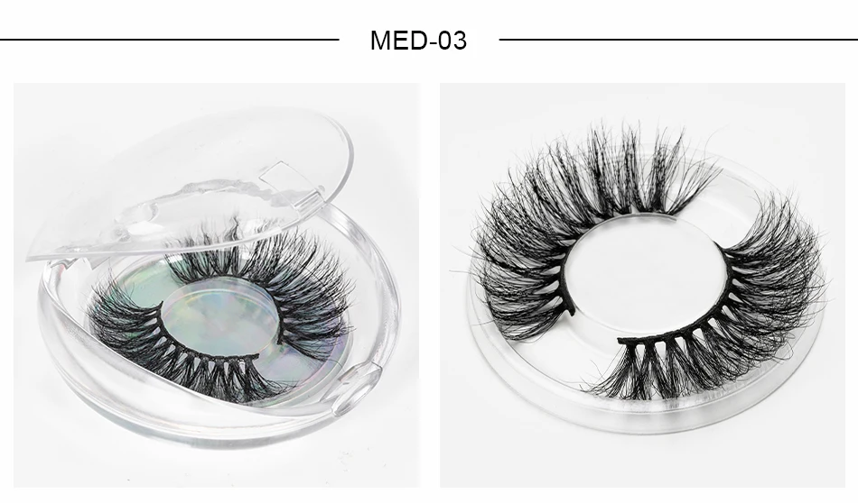 3D Mink Eyelashes Fluffy Natural False Eyelashes Without Damage Handmade False Eyelashes Reusable Eye Extension Makeup Tools