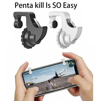 

2Pcs Gaming Trigger Phone Game PUBG Mobile Controller Gamepad for Android IOS Gamepads Shooter Pubg Controller