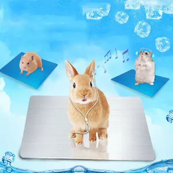 

Pets Cooling Plate Hamster Totoro Rabbit Summer Heat Dissipation Mat Cool Down Pets Cage Decor Small Pet Supplies
