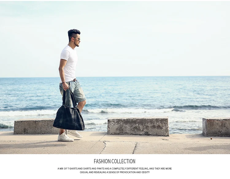 Новые летние Для Мужчин's Джинсовые шорты Одежда для пребывания на открытом воздухе тенденция личности обтягивающие короткие джинсы мужские брендовые одежда KZ931