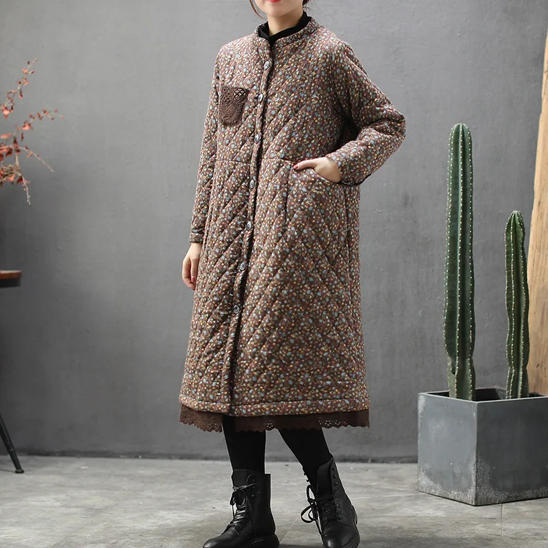 Max LuLu модные корейские женские зимние куртки Готическая кружевная одежда женские теплые длинные стеганые пальто повседневные Утепленные зимние парки