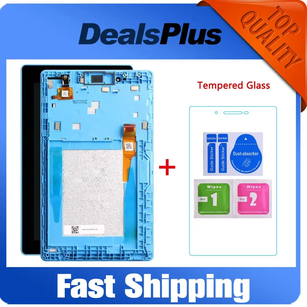 Сменный сенсорный ЖК экран с рамкой в сборе для Lenovo Tab 3 7 0 710 Essential Tab3 710F 710L