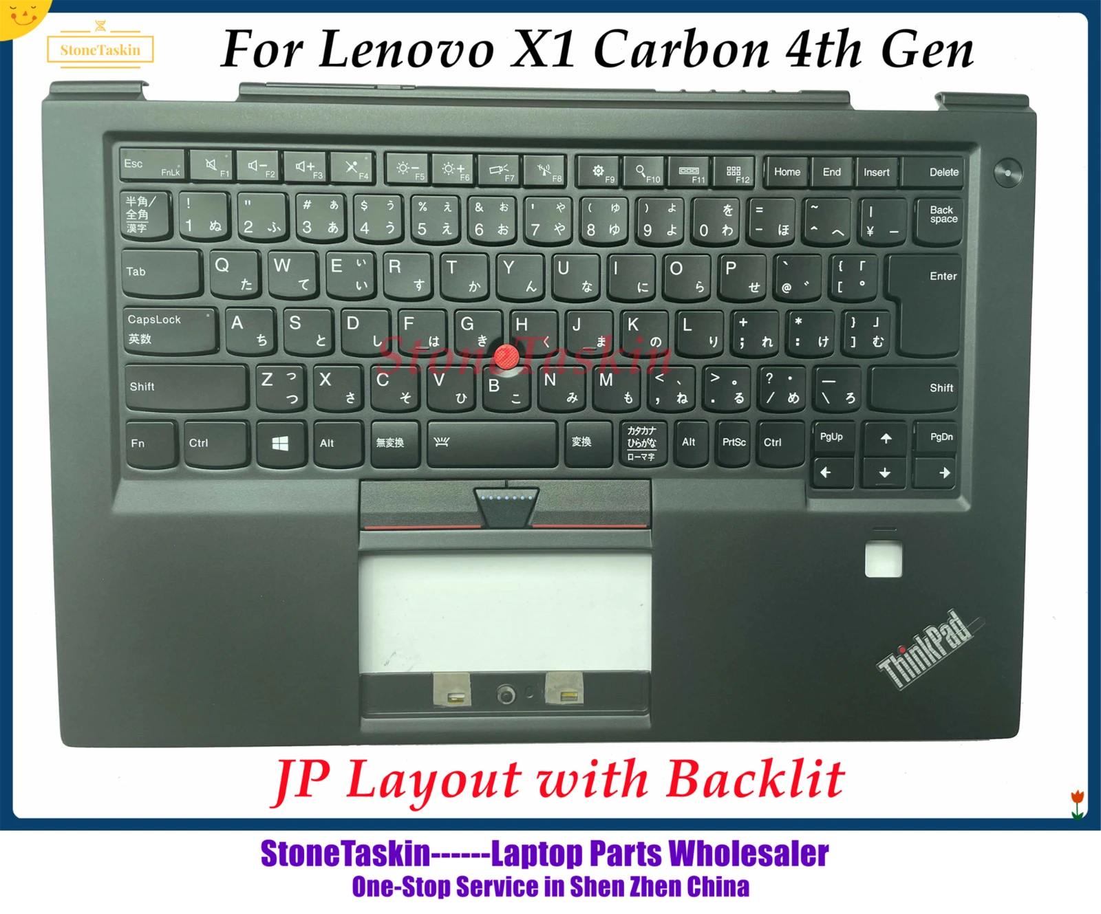 Новая/оригинальная панель с подсветкой для рук ободком клавиатура JP Lenovo Thinkpad X1