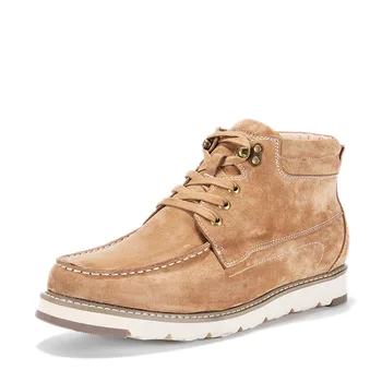 

2020 New Factory men wearing Martin boots snow boots cotton shoes men's Becky boots platform boots real fur snow boots for men