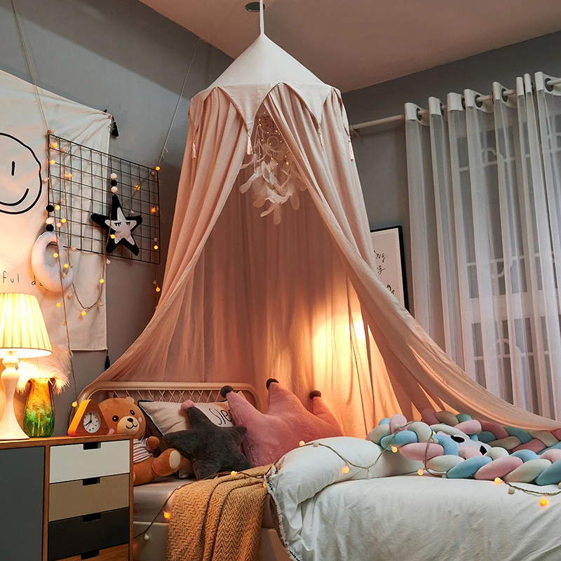 vervolgens ontsnapping uit de gevangenis maart Hung Dome Klamboe Voor Baby Kinderen Crib Bed Tent Meisjes Kinderen  Beddengoed Woonkamer Decor Hoek Luifel Tent Mosquito netto Bebe|Net voor de  wieg| - AliExpress