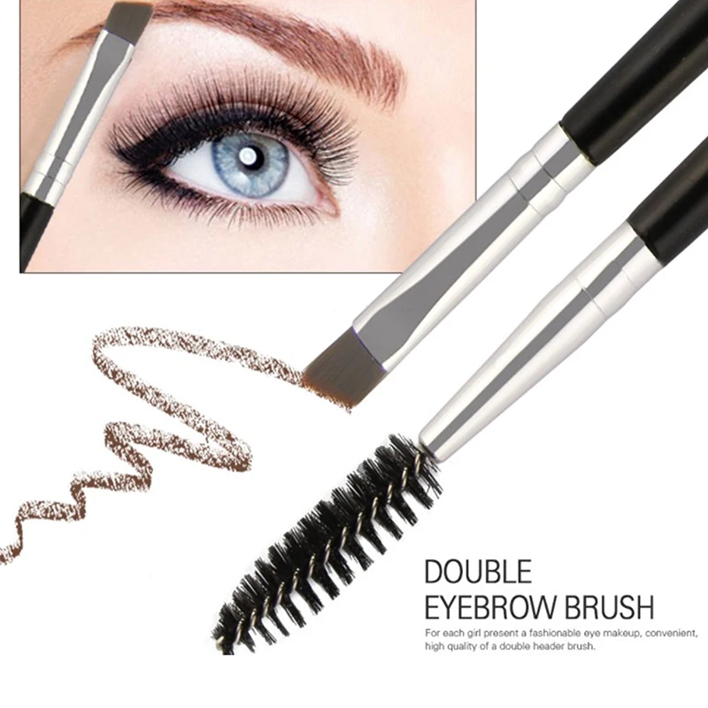 1 Pcs Eyelash Eyebrow Brush Double Head Brush Eyelash Eyebrow Cosmetics