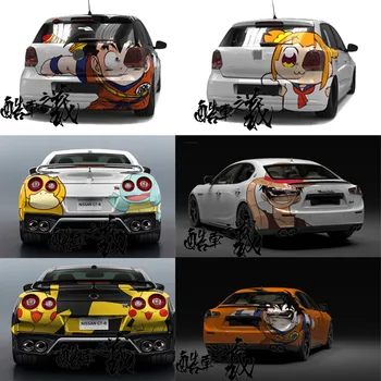 

Car taillight stickers FOR GTR Golf POLO A4 A6 M4 cartoon creative body rear appearance modified custom stickers