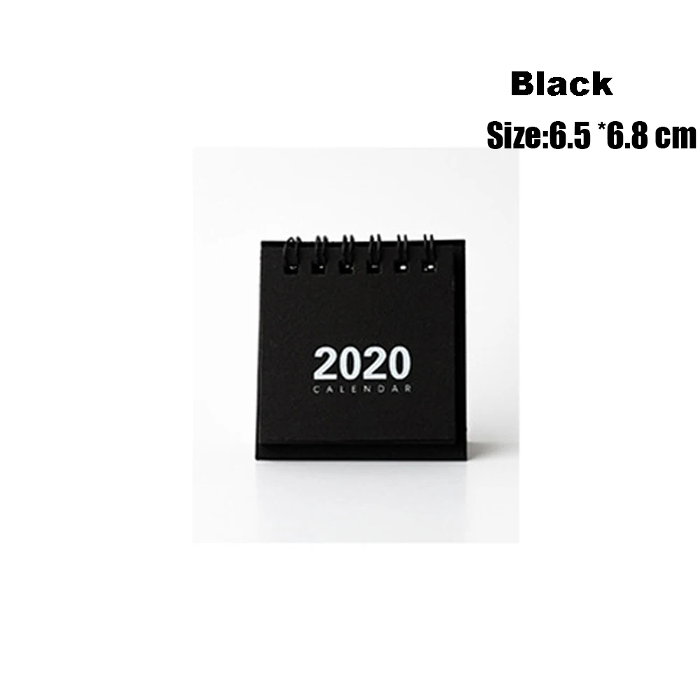 black mini 16 типов блокнотов Органайзер повесток дня Планировщик дневник Органайзер из крафт-бумаги расписание рабочего стола бумага календарь расписание Filofax - Цвет: black mini
