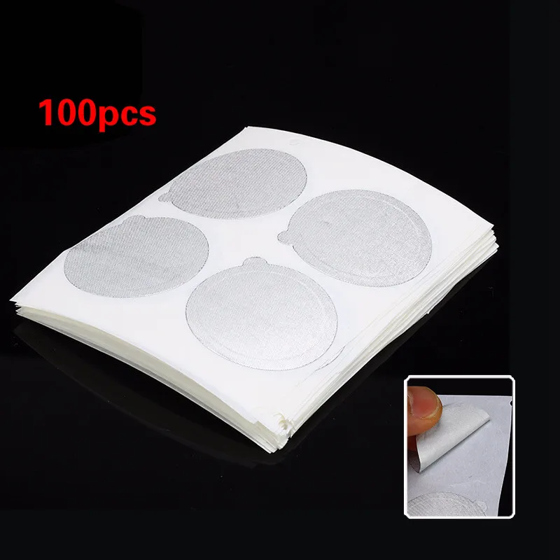 100PC Adhesive Aluminum Lids Seals For Filling Empty ...