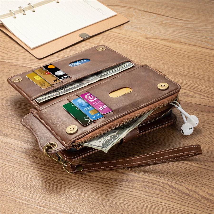 Etui s10plus Роскошный многофункциональный кожаный чехол-кошелек для samsung Galaxy S10 S10plus s10+ чехол-накладка на магните