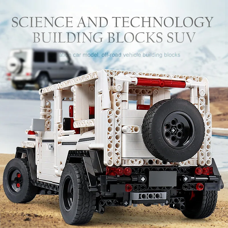 1696 шт. Creator MOC 2425 G500 SUV AWD Wagon автомобили Expert модель совместима с Lepinblocks Technic