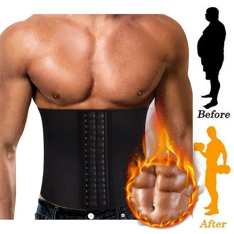 

New Men Belt Neoprene Man Shaper Male Waist Trainer Corset Men Body Modeling Belt Tummy Slimming Strap Fitness Shapewear