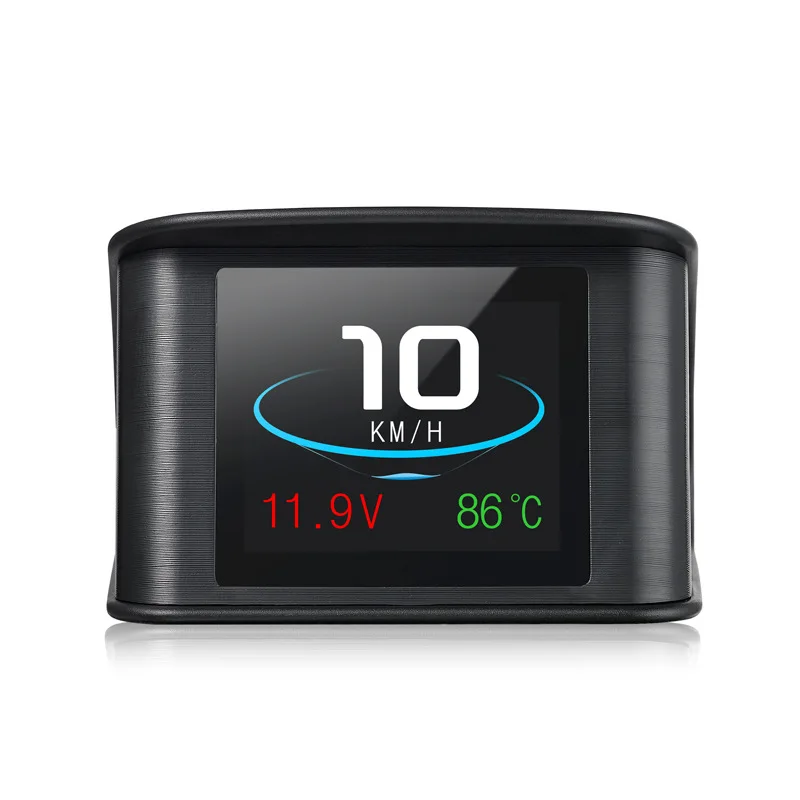 Автомобильный дисплей HUD на лобовом стекле цифровой прибор OBDII с пробегом OBD2