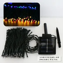 Уличная Солнечная садовая лампа, садовое освещение, цепь, Рождественский фестиваль, украшения, освещение, красочные огни от производителей, Direc