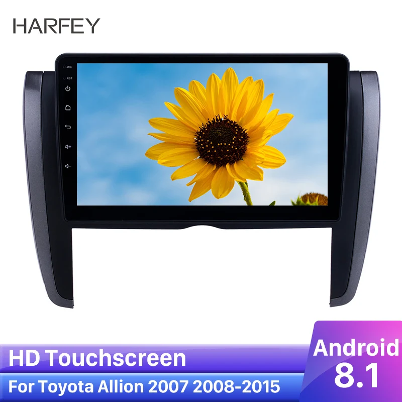 Harfey 9 дюймов Android 8 1 AUX GPS автомобильное радио для Toyota Allion 2007 2008 -2015 HD сенсорный экран