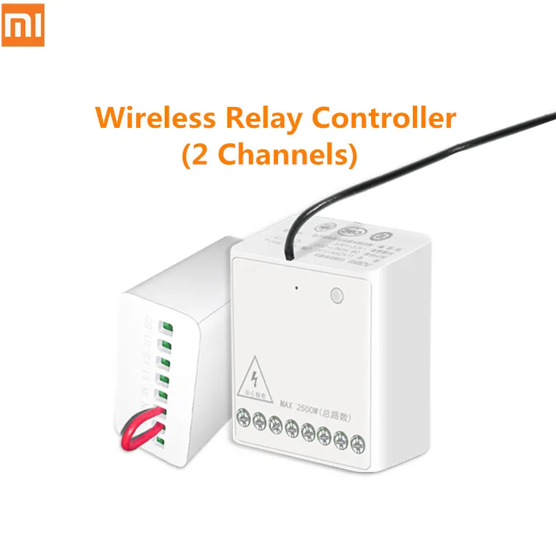

Xiaomi Mijia Aqara Wireless Relay Module Eigenstone Two-way Control Double Channels Switch Controller Smart Light Wholesales