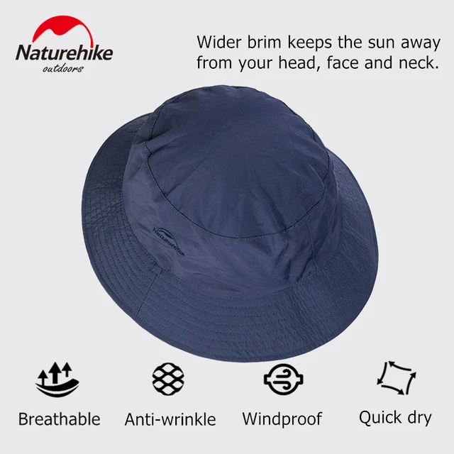 자연의 아름다움을 탐험하고 햇빛과 바람으로부터 머리를 보호하는 네이처하이크 야외 낚시 모자