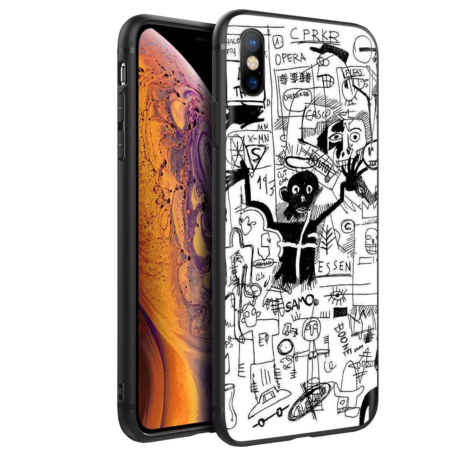 Мягкий силиконовый чехол YIMAOC Jean Michel Basquiat для iPhone 12 Mini 11 Pro XS Max XR X 8 7 6 6S Plus 5 5S