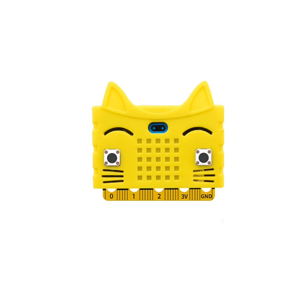 Привет Q! Милый защитный чехол в форме кота силиконовый для micro:bit board (без