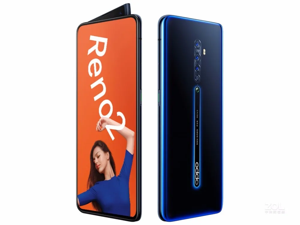 OPPO Reno 2 20x зум смартфон экран отпечатков пальцев VOOC 3,0 Snapdragon730 6," AMOLED 48.0MP+ 16.0MP Reno2