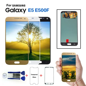 

AMOLED For SAMSUNG Galaxy E5 LCD Display Touch Screen Digitizer For Galaxy E5 E500 E500M E500F E500H LCD Display Repair parts